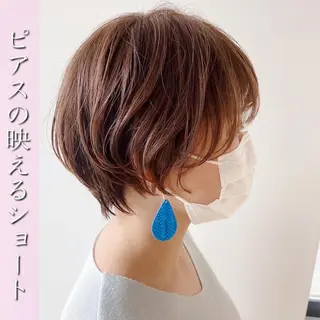 ショート ✨圧倒的満足度◎ 小顔美人ショート✨佃のヘアスタイル
