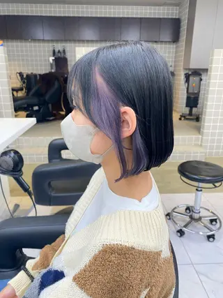 ロング カラー ヘアアレンジ キッズ TRU Shino🦋のマツエク・マツパデザイン