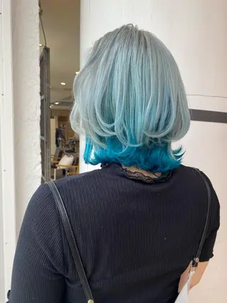 ミディアム カラー welring hair salonのヘアスタイル