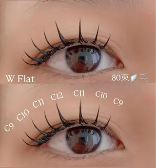 マツエク・マツパ ETERNO 小山店 髙橋里愛のマツエク・マツパデザイン