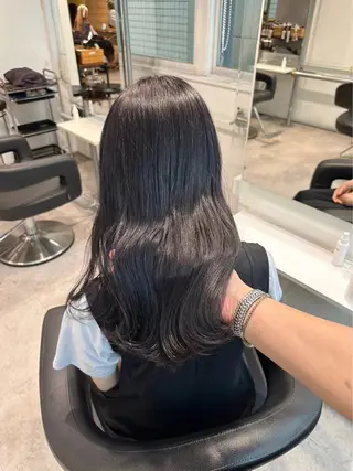 カラー ブリーチなし透明感 💗RYOTAのヘアスタイル