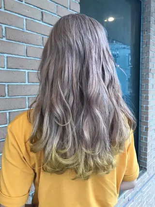ロング カラー パーマ ヘアアレンジ メンズ キッズ ネイル マツエク・マツパ サロンドミルク 原宿のヘアスタイル