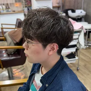 パーマ メンズ 【メンズ特化】パーマ /マッシュ/ヨシダのヘアスタイル
