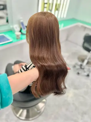 セミロング カラー ♡ダブルカラー特化♡ miyuのヘアスタイル
