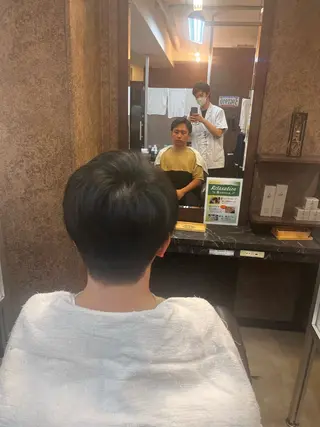 ショート メンズ 清水 寧生のヘアスタイル