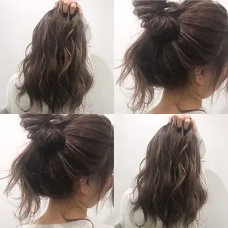 ロング カラー ヘアアレンジ 縮毛矯正 髪質改善寺坂雄飛💐のヘアスタイル