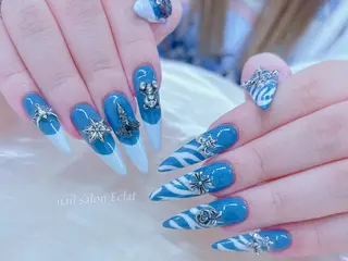 ネイル ネイルサロンエクラ 🫧Shizukaのネイルデザイン