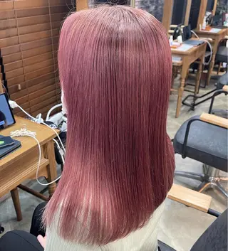 ロング かめい りなのヘアスタイル