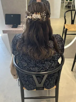 ヘアアレンジ 福島 果音のヘアスタイル