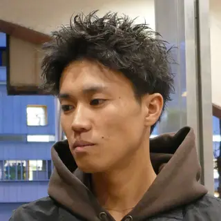 ショート パーマ メンズ 立川/メンズパーマ 厚進太郎のヘアスタイル