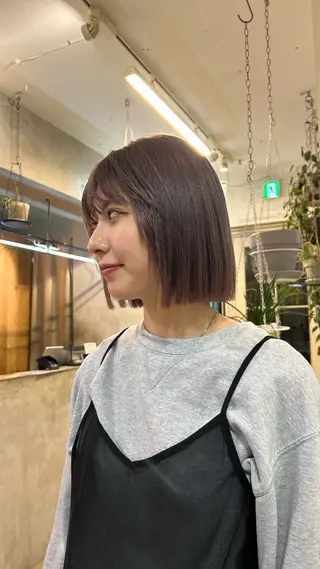 ショート カラー じゅわっと暖色カラー 🍊Moemiのヘアスタイル