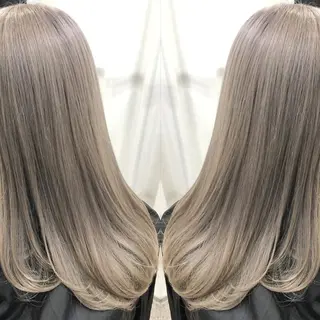ロング 比嘉 翼のヘアスタイル