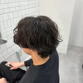 パーマ メンズ 【メンズ特化】中場 健人/西梅田/北新地のヘアスタイル