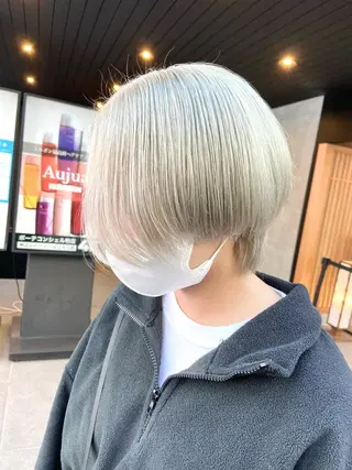 ショート カラー パーマ ヘアアレンジ メンズ キッズ ネイル マツエク・マツパ アイブロウ 🌟代表 Yuito🌟のヘアスタイル