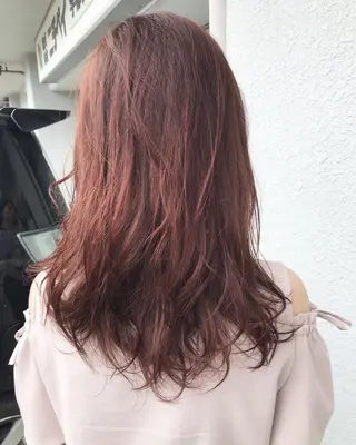 ミディアム カラー レイヤーカット匠 イソザキノリユキのヘアスタイル