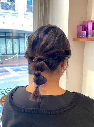ミディアム ヘアアレンジ このみ/髪質改善 /ヘアアレンジ🫧のヘアスタイル