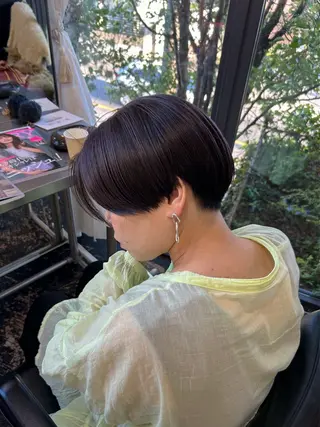 ショート カラー RINKA 岡崎美容室のヘアスタイル