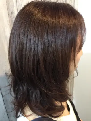 カラー 中山 ルミ子のヘアスタイル