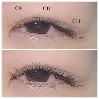 マツエク・マツパ Veil chihiroのマツエク・マツパデザイン