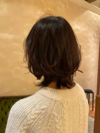 ミディアム ボブ ホノカのヘアスタイル
