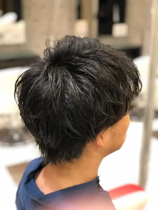 ショート 白髪ぼかし＆ショート ＆ツヤ髪💎YUMAのヘアスタイル