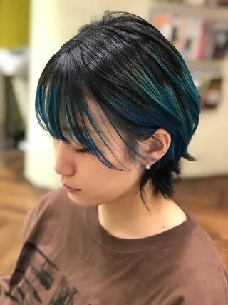 ショート カラー tokute Takahashiのヘアスタイル