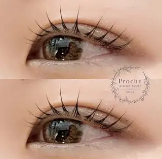 マツエク・マツパ Proche makikoのマツエク・マツパデザイン