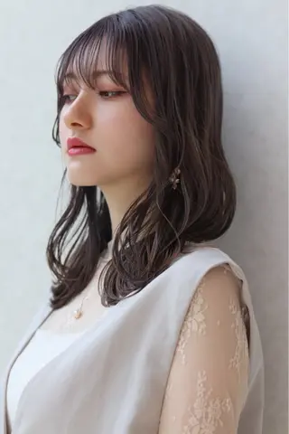 ミディアム 中尾 碧斗のヘアスタイル