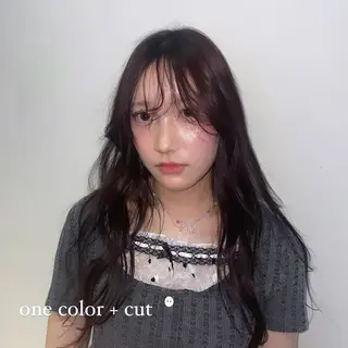 カラー 個性派✴︎ジャケ写 ネイル🦋mire-のネイルデザイン