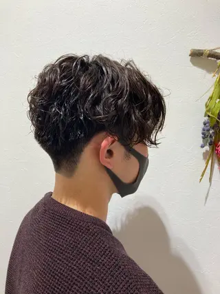 パーマ メンズ 🫧高鹿汰一髪質改善 /白髪ぼかし🫧のヘアスタイル