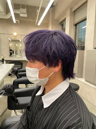 ショート カラー パーマ ヘアアレンジ メンズ 🔷横浜/メンズ TAKUMI🔷のヘアスタイル