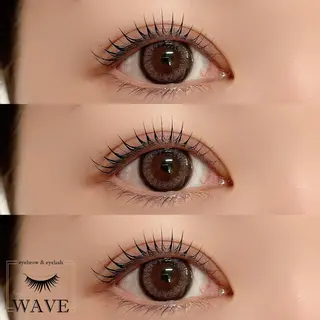 マツエク・マツパ brow&lash WAVEのマツエク・マツパデザイン