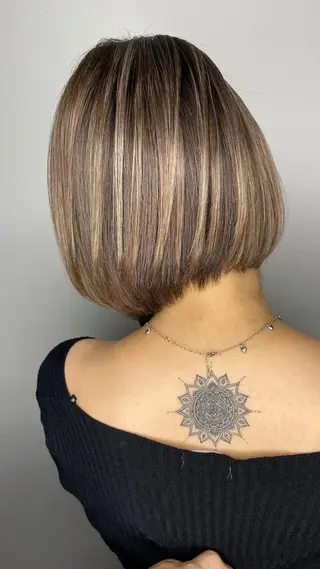 ミディアム カラー Rang柏 髪質改善No1のヘアスタイル