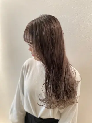 ロング カラー 平田 健一のヘアスタイル