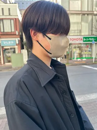 カラー メンズ ネイル designcolo r/似合わせNOKAのヘアスタイル