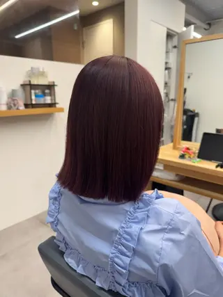 ミディアム カラー Ore／Himeka 🌷レディースのヘアスタイル