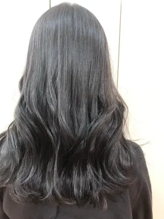 ロング カラー 韓国風カット osugiのヘアスタイル