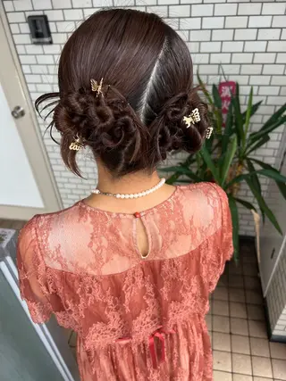 ヘアアレンジ 大人可愛いヘアメイク 💋🧚‍♀️しずかのヘアスタイル