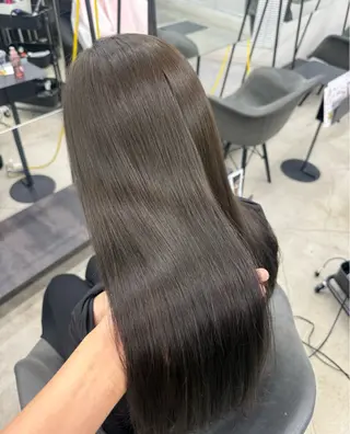 ロング 韓国🫧髪質改善🫧 縮毛矯正🫧陽菜🫧のヘアスタイル