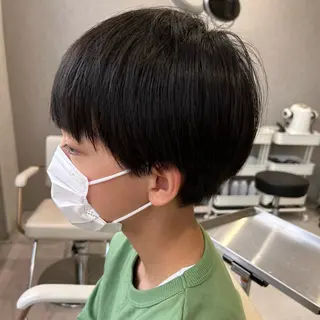 ミディアム メンズ 大谷 優馬のヘアスタイル