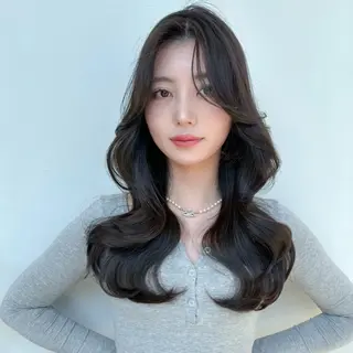 ロング 原宿/韓国レイヤー ボブ/顔周りYasuのヘアスタイル