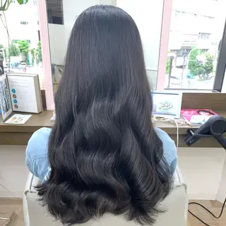 ロング カラー ✨️美髪矯正×似合わ せ艶カラー✨藤田透のヘアスタイル