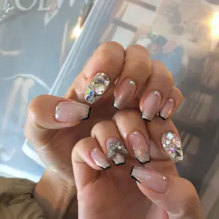 ネイル パラあり！フィルイン 美フォルムのネイルデザイン