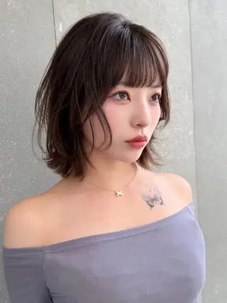 ミディアム カラー 🌈Hiroki🌈 福岡の愛され美容師のヘアスタイル
