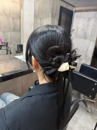 ヘアアレンジ NANOHA エクステ・ヘアセットのヘアスタイル