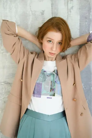 ショート カラー 小澤 充のヘアスタイル