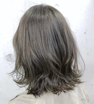 ミディアム カラー 縮毛矯正⭐️ TAKAHIROのヘアスタイル