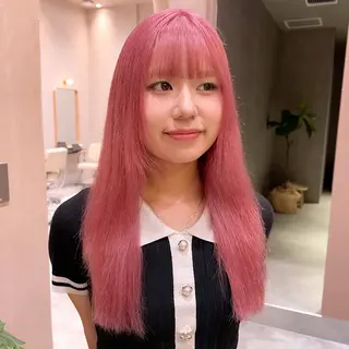 ロング カラー レイヤー/柔らか 透明感カラー/ゆきなのヘアスタイル