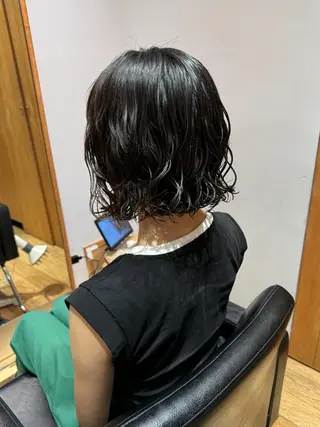 ショート パーマ 大橋 芽衣のヘアスタイル