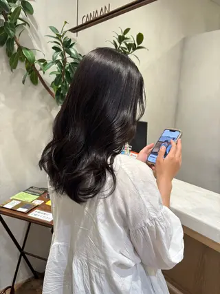 セミロング Aimi🎀 浦安/じゅわっと暖色のヘアスタイル